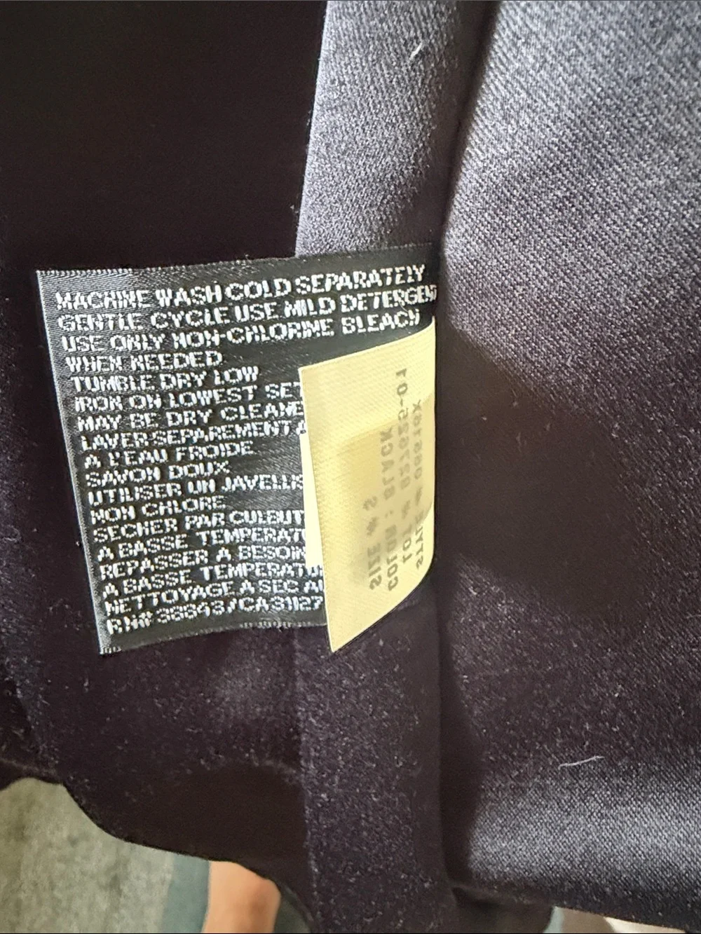 Dkny Black Classic Trench Coat with Waist Tie